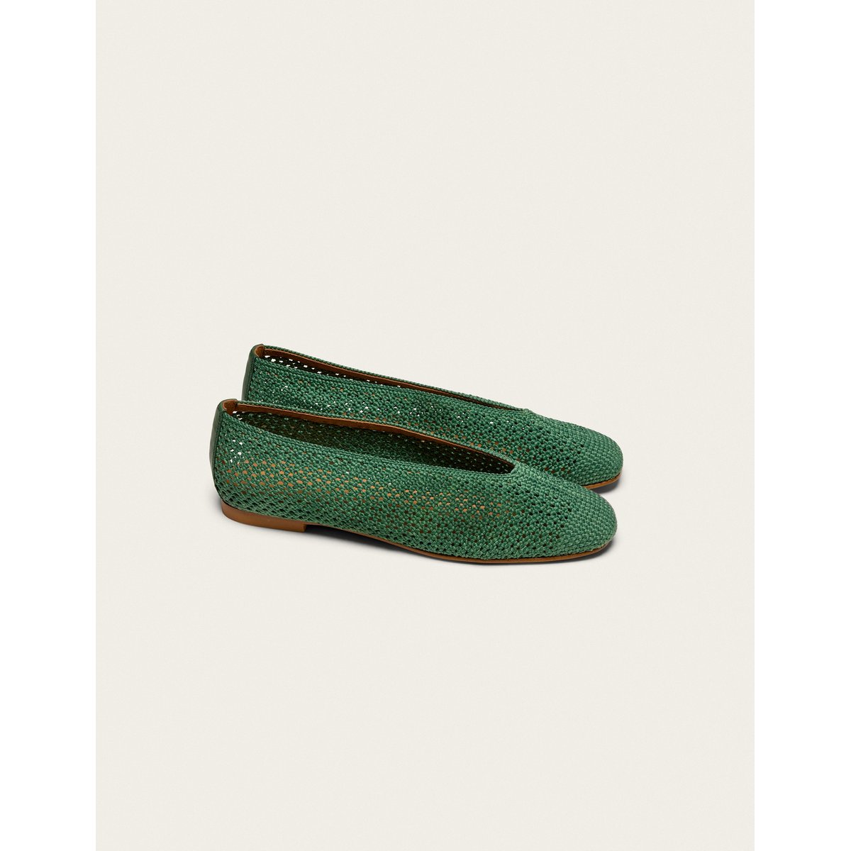 Ballerines MAHI vert, ODAJE