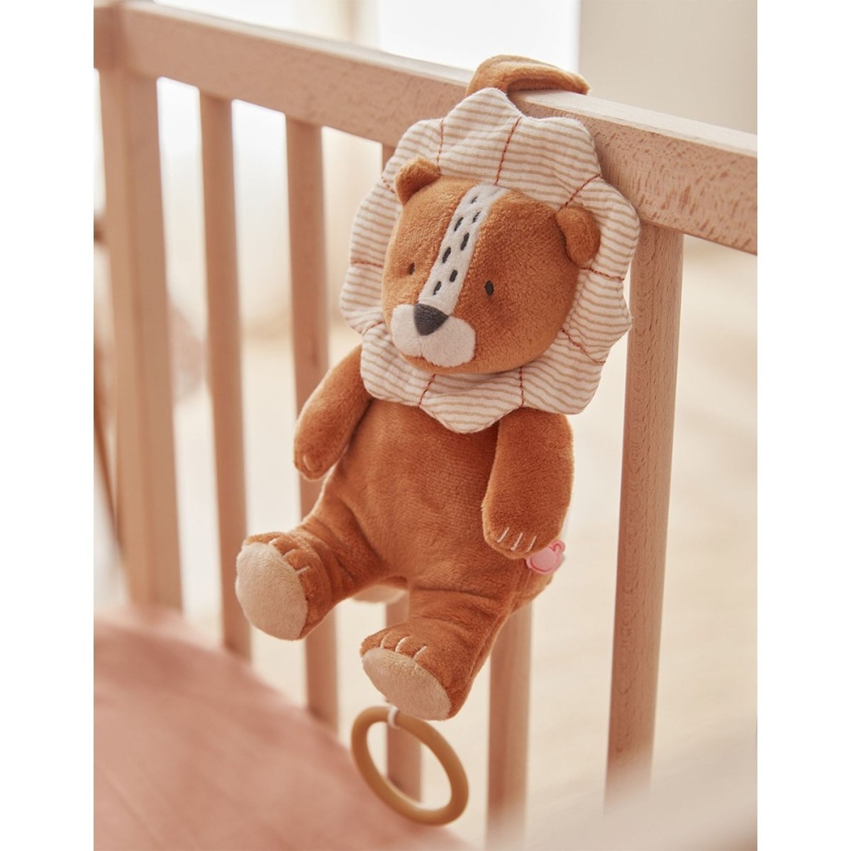 Peluche musicale marron, beige, NOUKIE'S