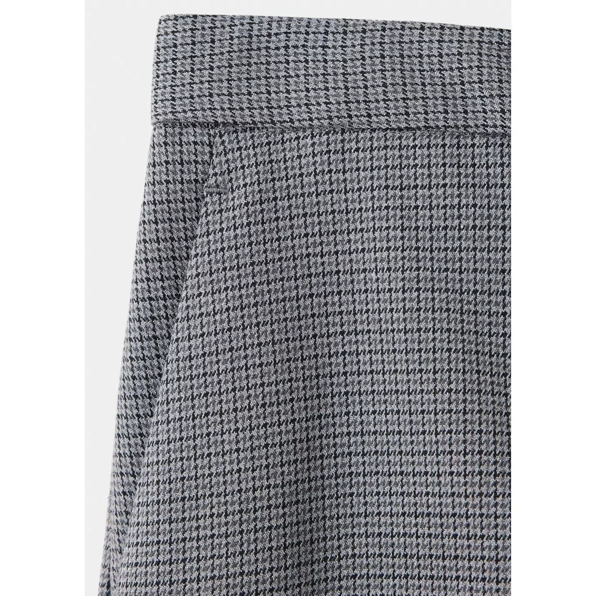 Pantalon droit fines rayures bleu, MANGO