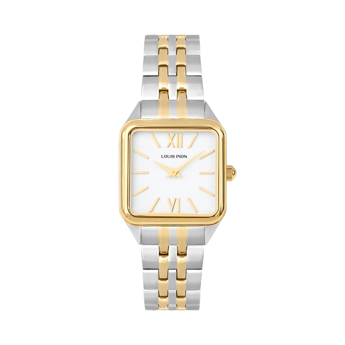 Montre Analogique  SIENNA argenté blanc doré, LOUIS PION