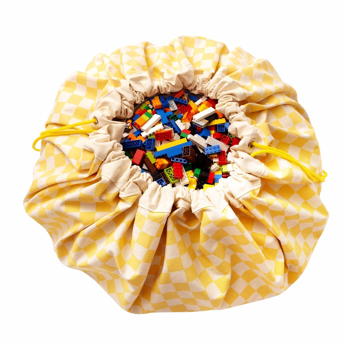 Sac à jouets 2 en 1 Noomad Original jaune clair, PLAY&GO