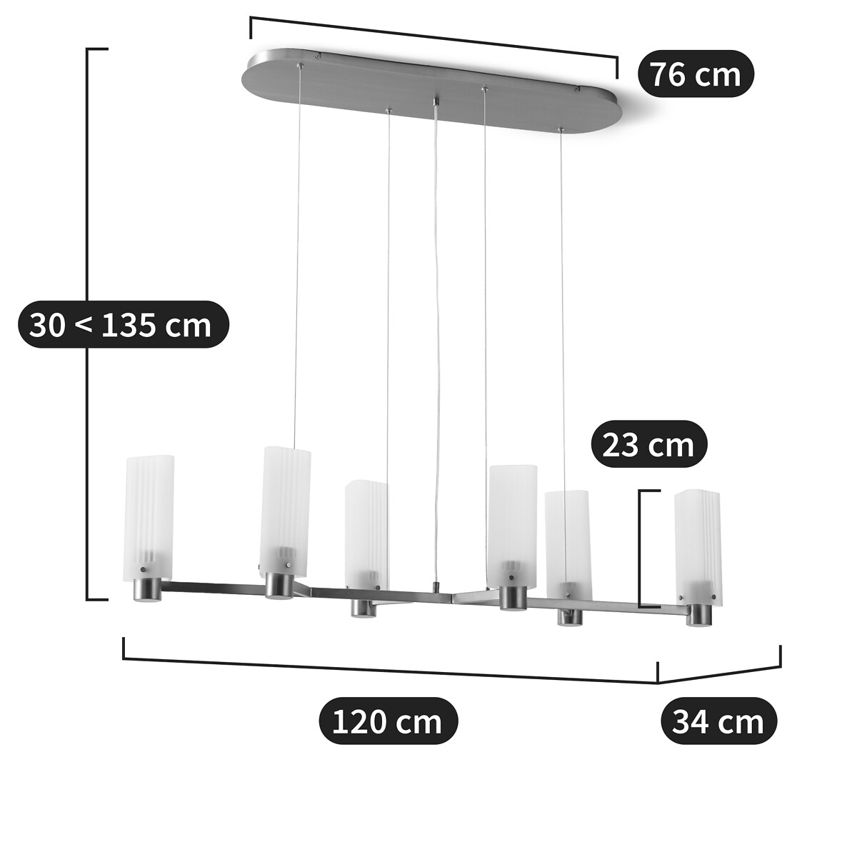Strozzi Glass and Steel Pendant Lamp, Designed By Emmanuel Gallina champagne, EMMANUEL GALLINA X AM.PM
