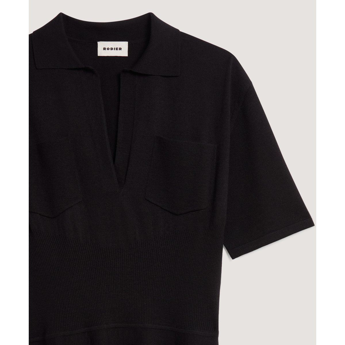 Robe longue en laine noir, RODIER