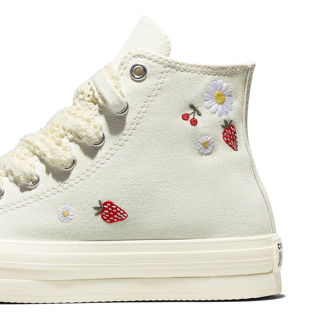 Baskets CHUCK TAYLOR ALL STAR EVA LIFT HI SUMMER MARKET blanc, CONVERSE