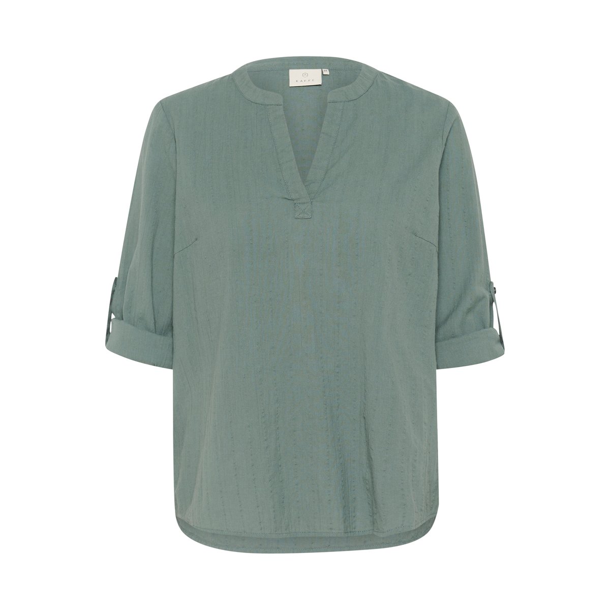 Chemise à manches longues vert balsam green, KAFFE