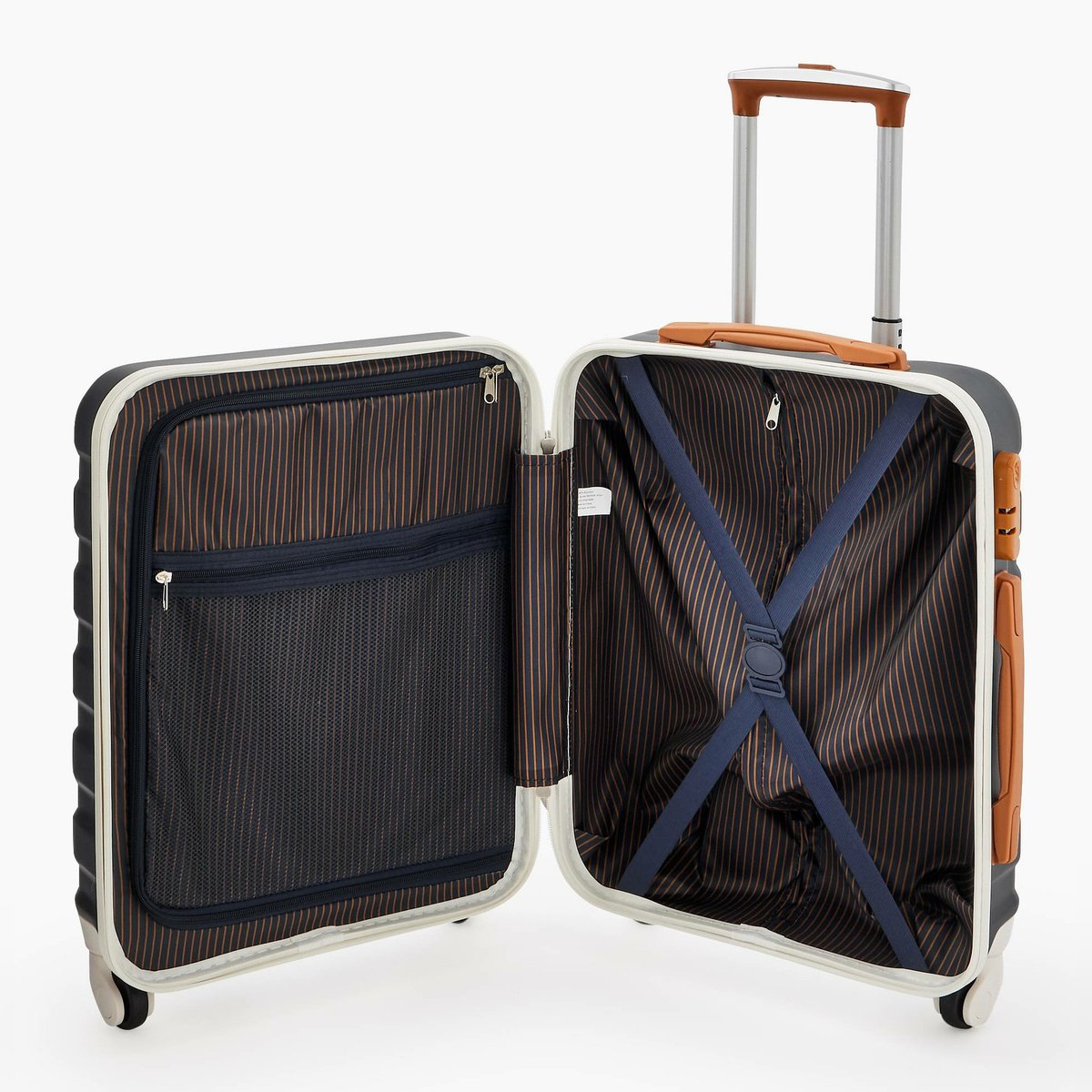 Valise cabine, 55cm noir, MONOPRIX