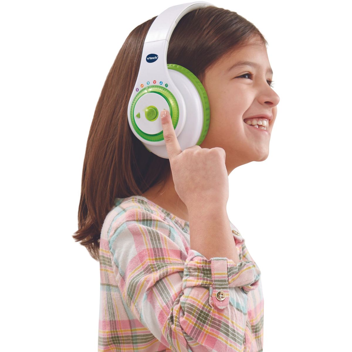 Casque KidiPods Max -Mon casque interactif 7en1 blanc, VTECH