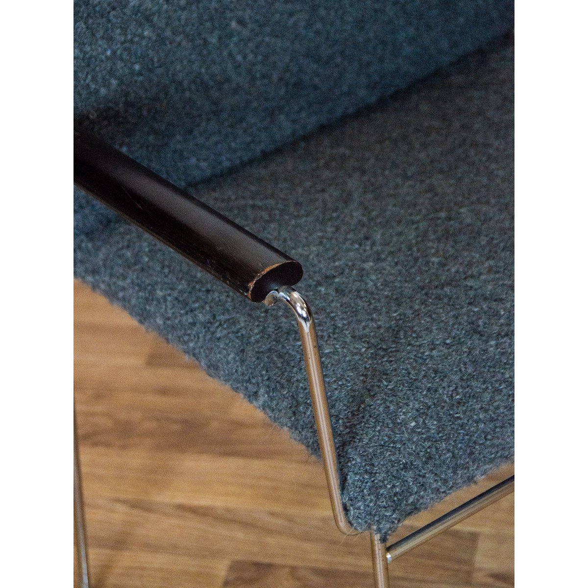 Fauteuil en métal Jakob N°269 - Bon état noir, DEBONGOUT