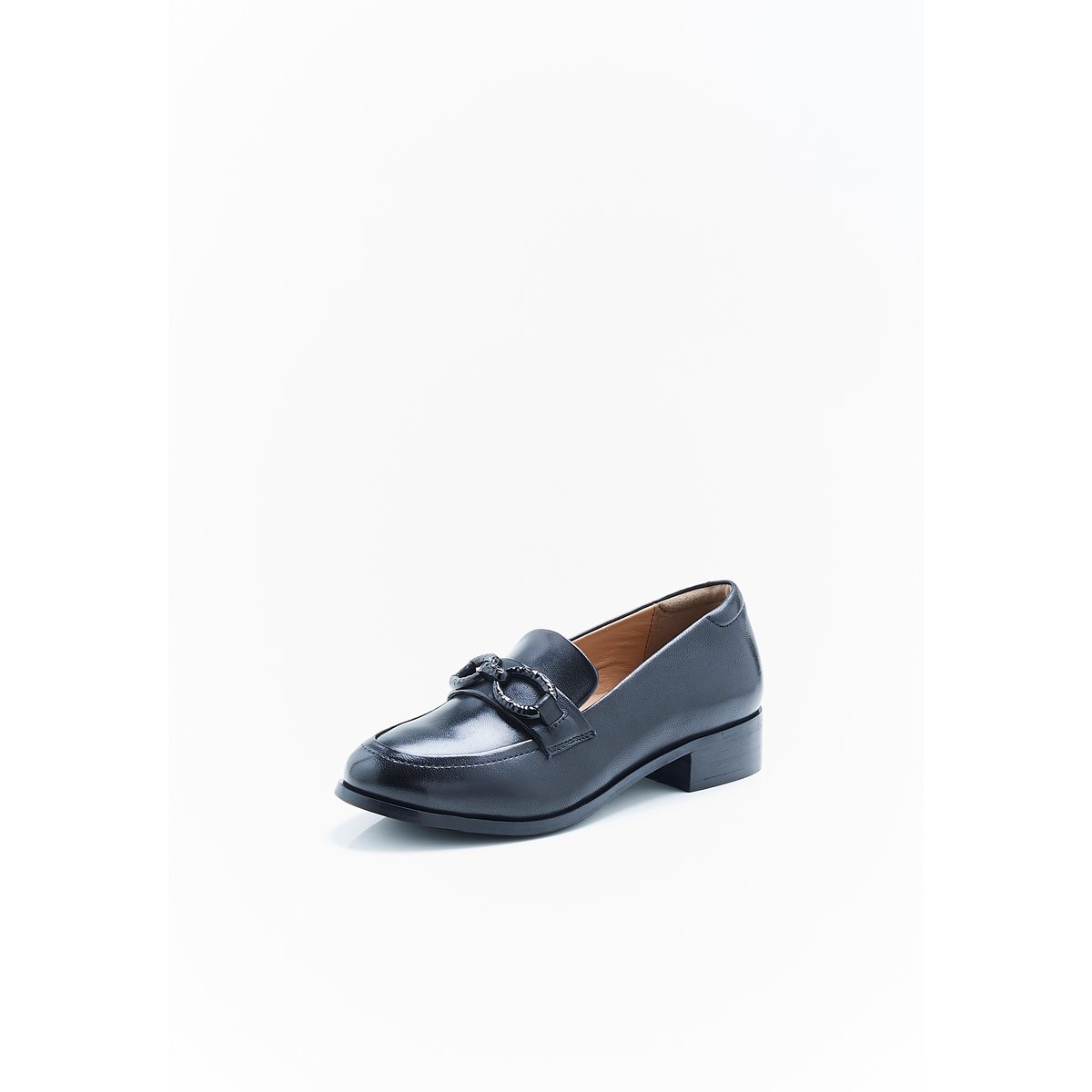 Mocassins à boucle noir, DAMART