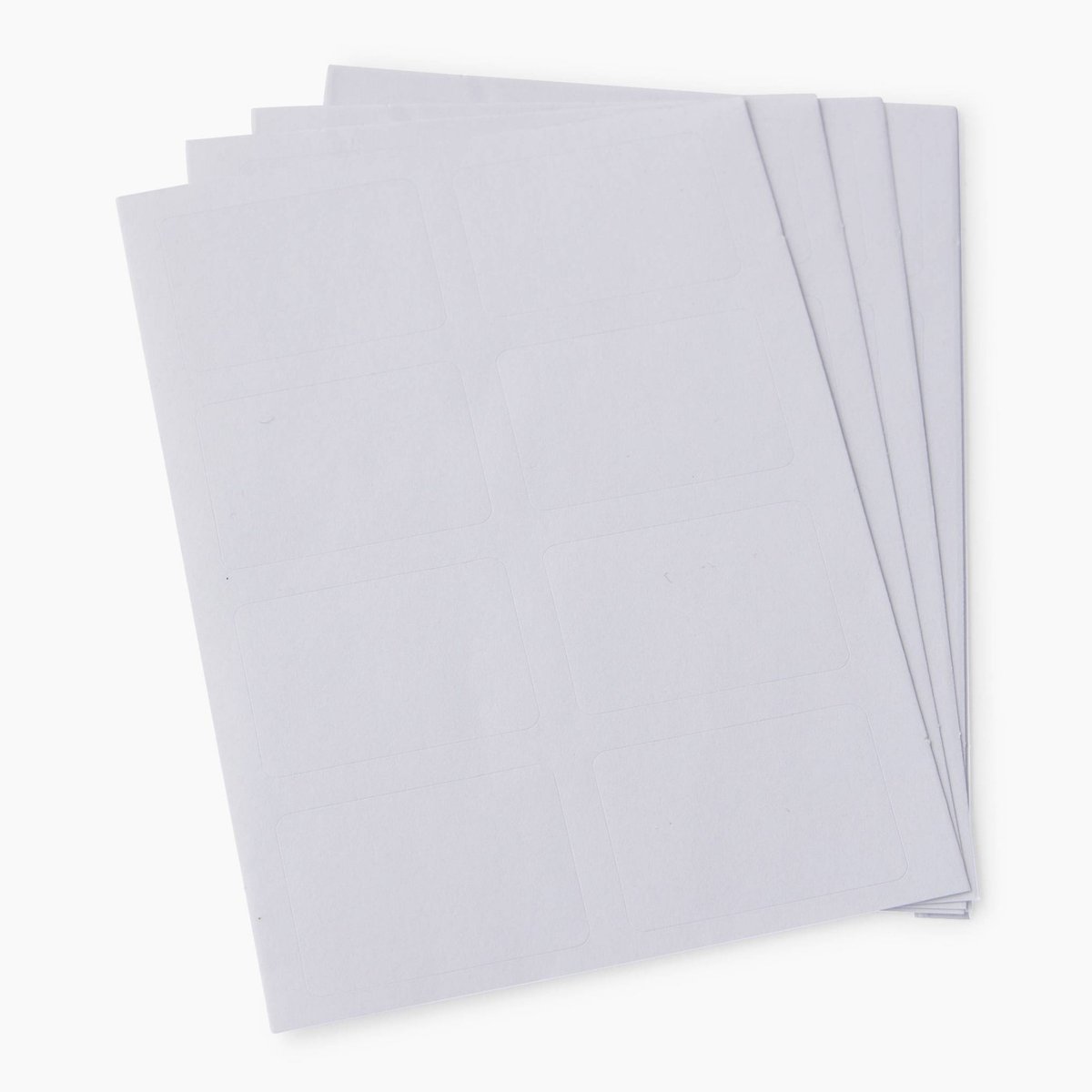 56 ETIQUETTES BLANCHES couleur unique, MONOPRIX