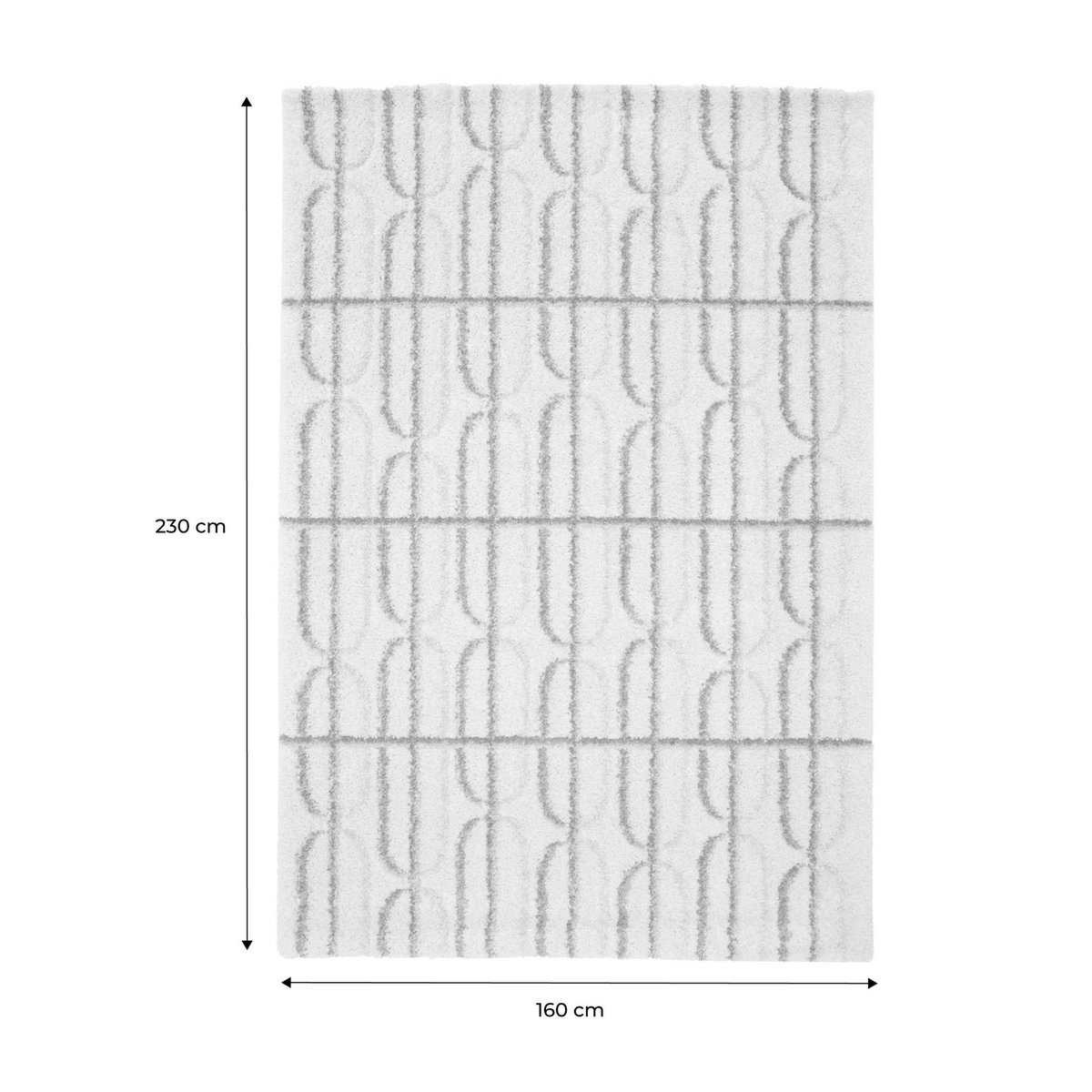 Tapis intérieur rectangulaire contemporain ARIS multicolore, SWEEEK