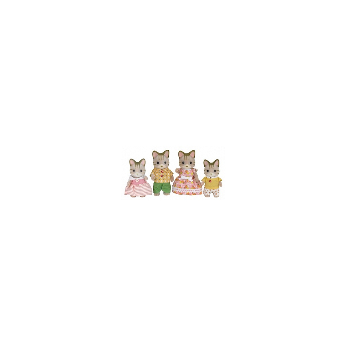 5180   Famille Chat Tigre autres, SYLVANIAN FAMILIES