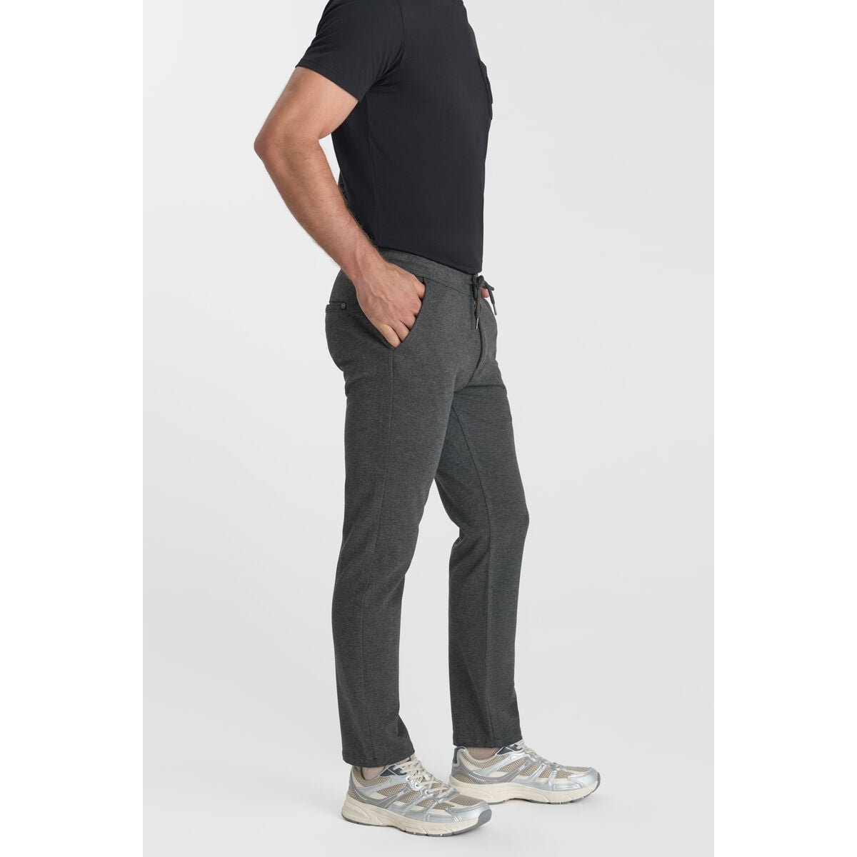 Pantalon jogpant MALO gris chine, LE TEMPS DES CERISES