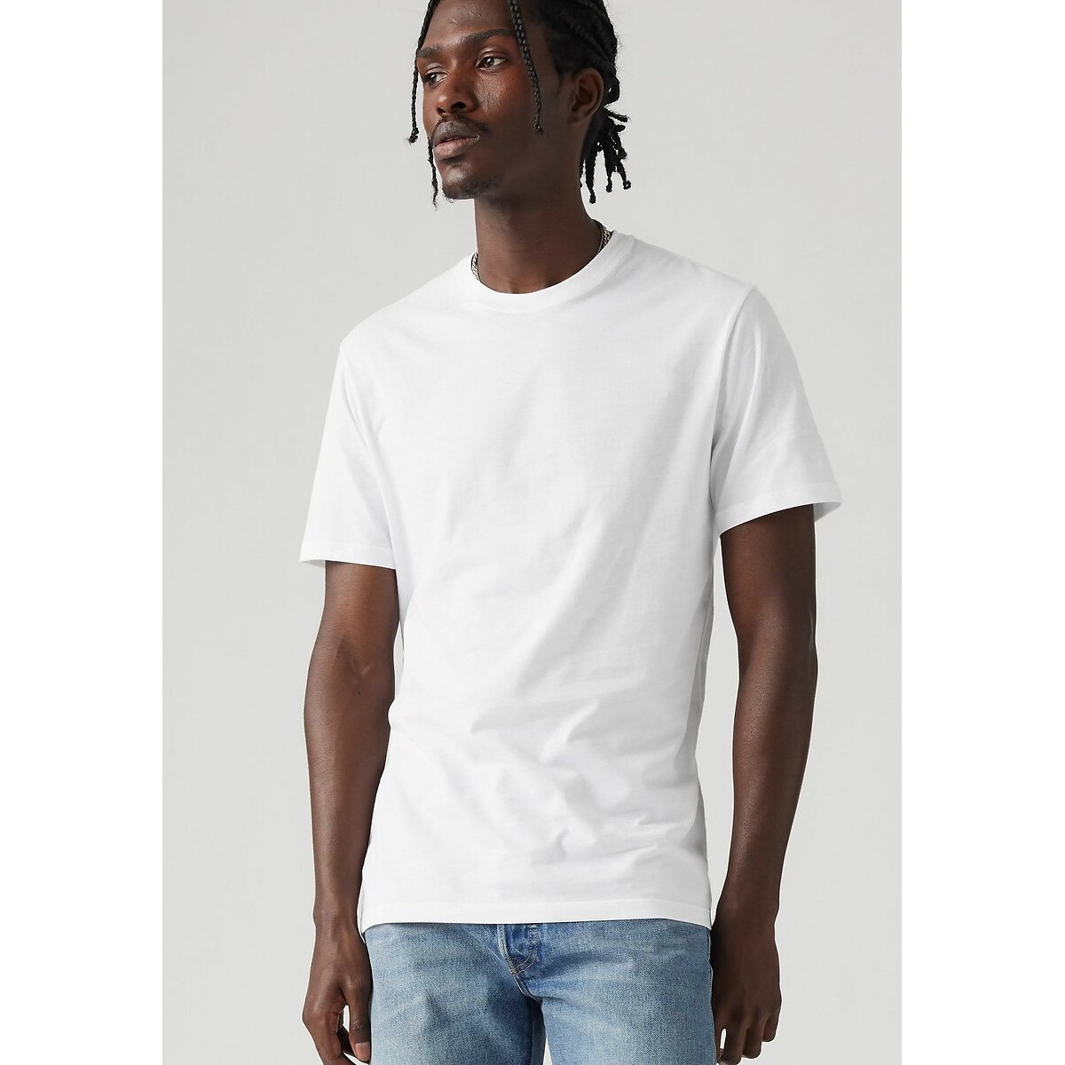Lote de 2 t-shirts slim, gola redonda branco, LEVI'S