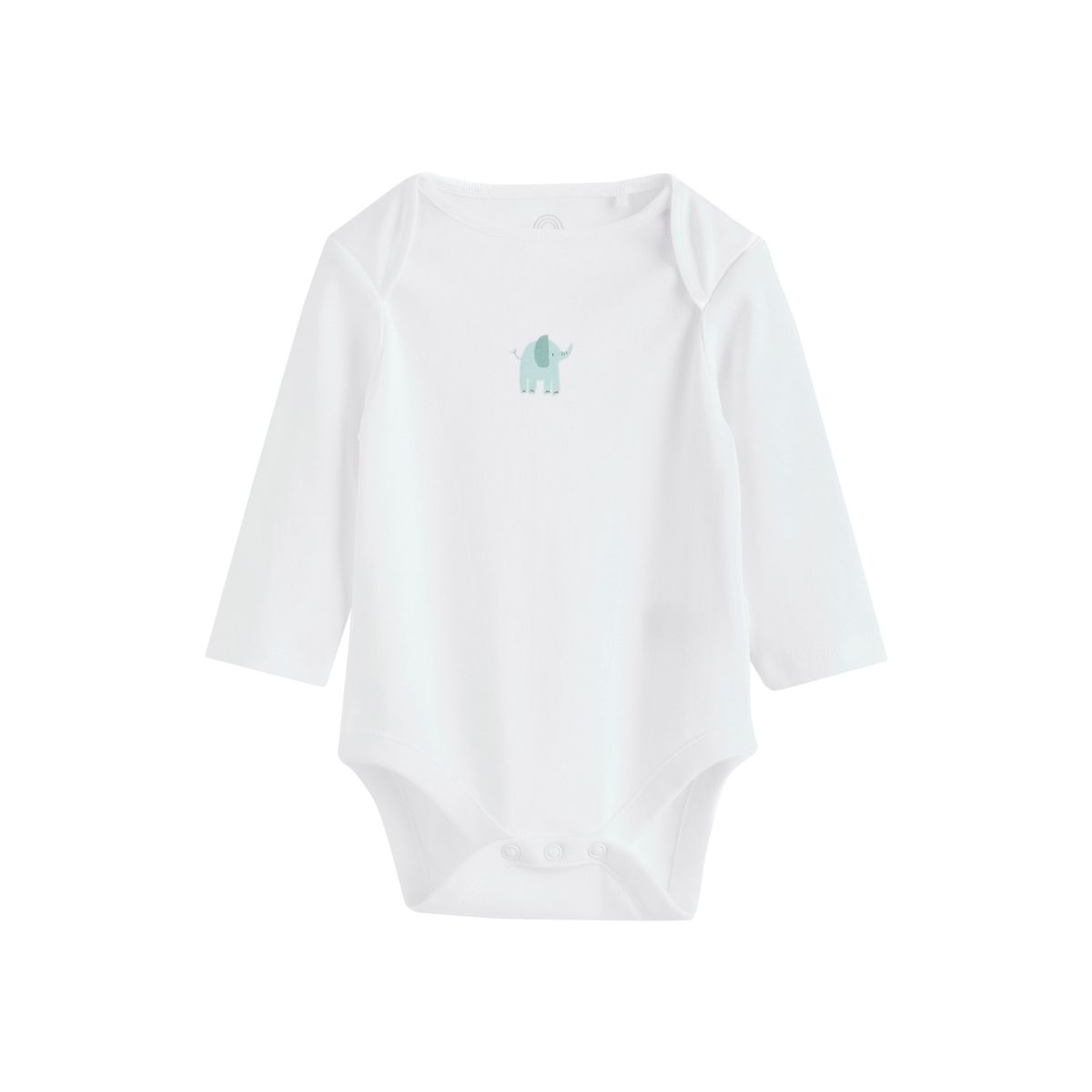 Body manches longues éléphant bébé, lot de 5 bleu, NEXT
