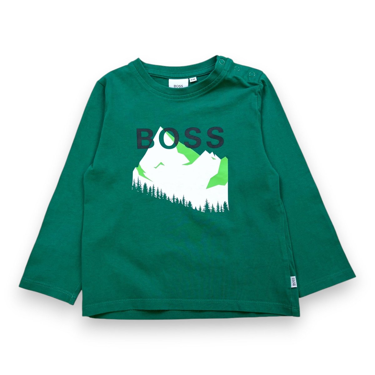 T-shirt enfant - Très bon état vert, HUGO BOSS
