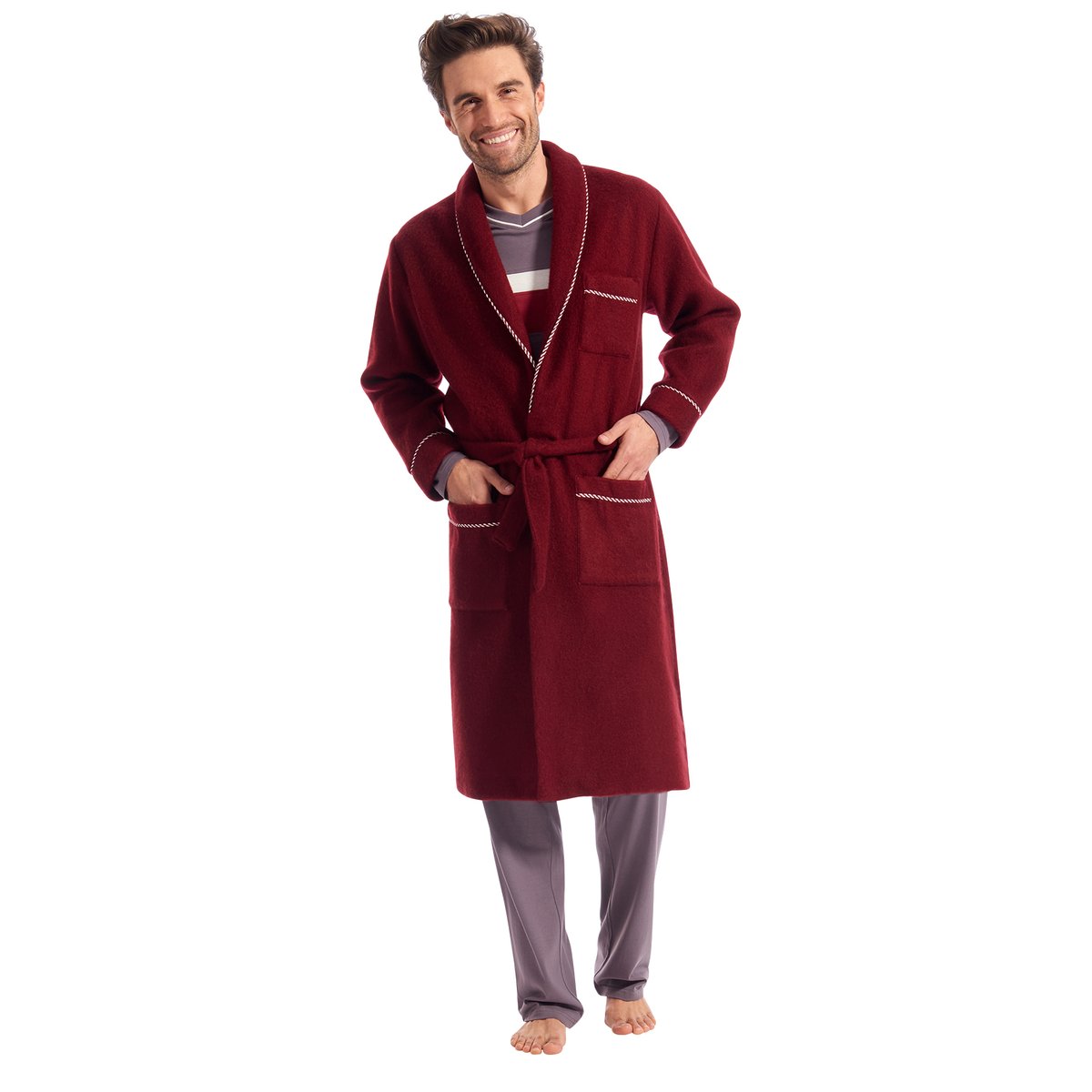 Robe de chambre courtelle marine, DAXON
