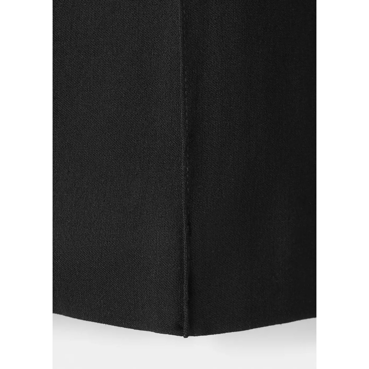 Pantalon cropped taille haute noir, MANGO