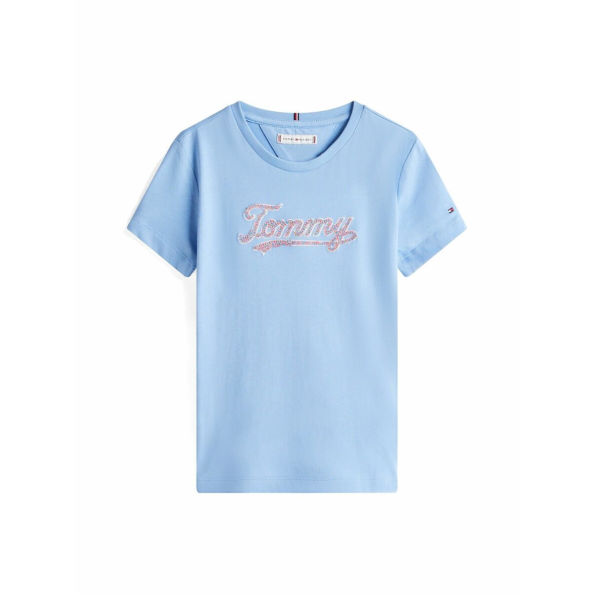 T-shirt met korte mouwen, 10-16 jaar blauw, TOMMY HILFIGER