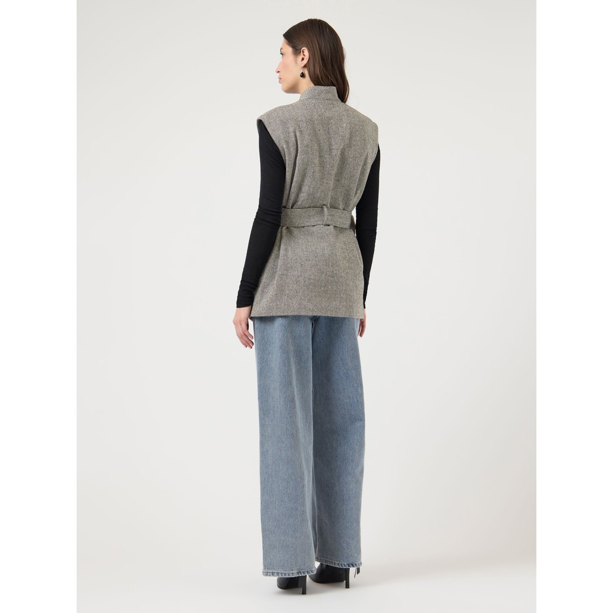 Gilet noir - black, YAS