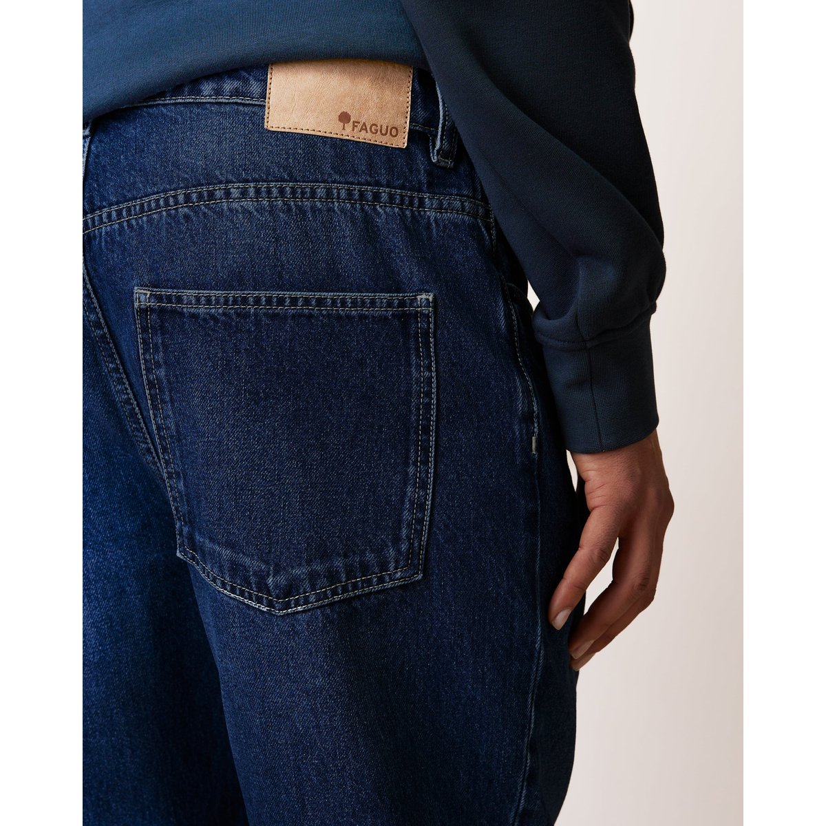 Jean denim denim brut, FAGUO