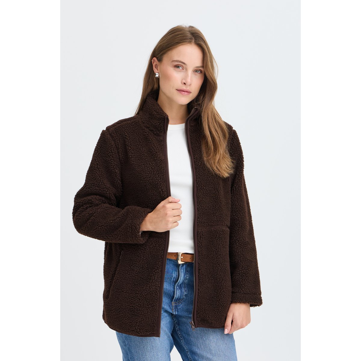 Veste d'extérieur marron java, B.YOUNG
