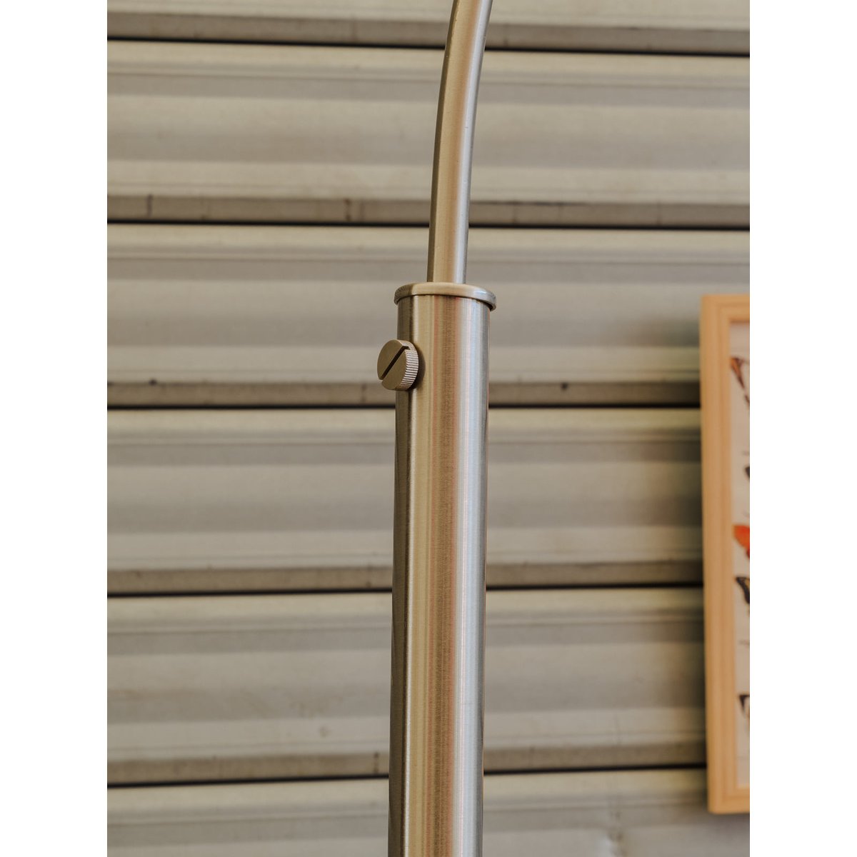 Lampadaire chromé Julien N°415 - Bon état argenté, DEBONGOUT