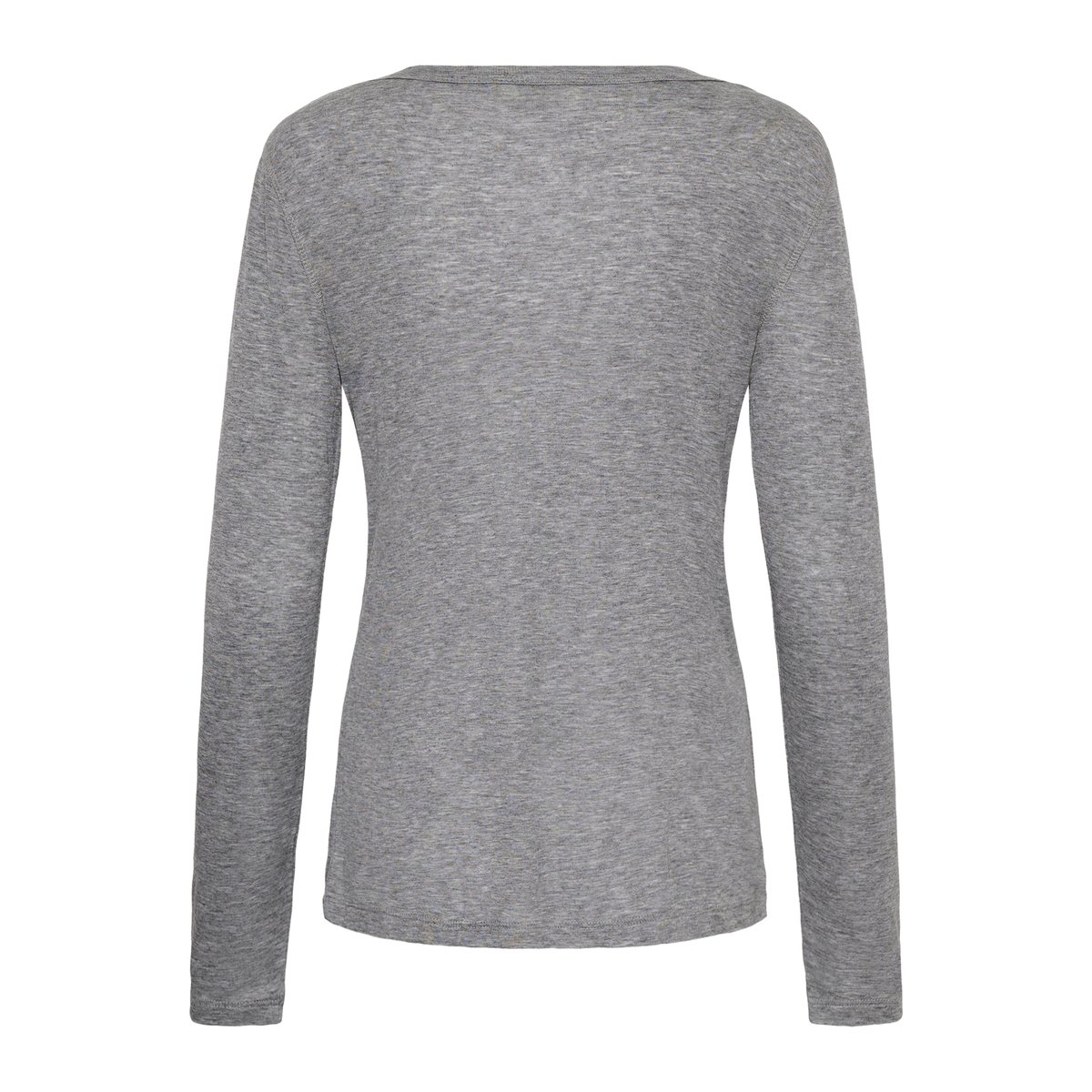 T-shirt à manches longues gris grey melange, SOAKED IN LUXURY