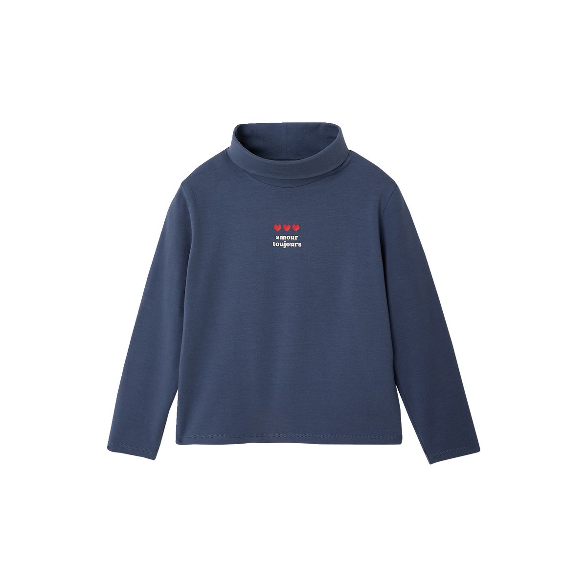 Lot de 3 T-shirts col roulés écru, VERTBAUDET