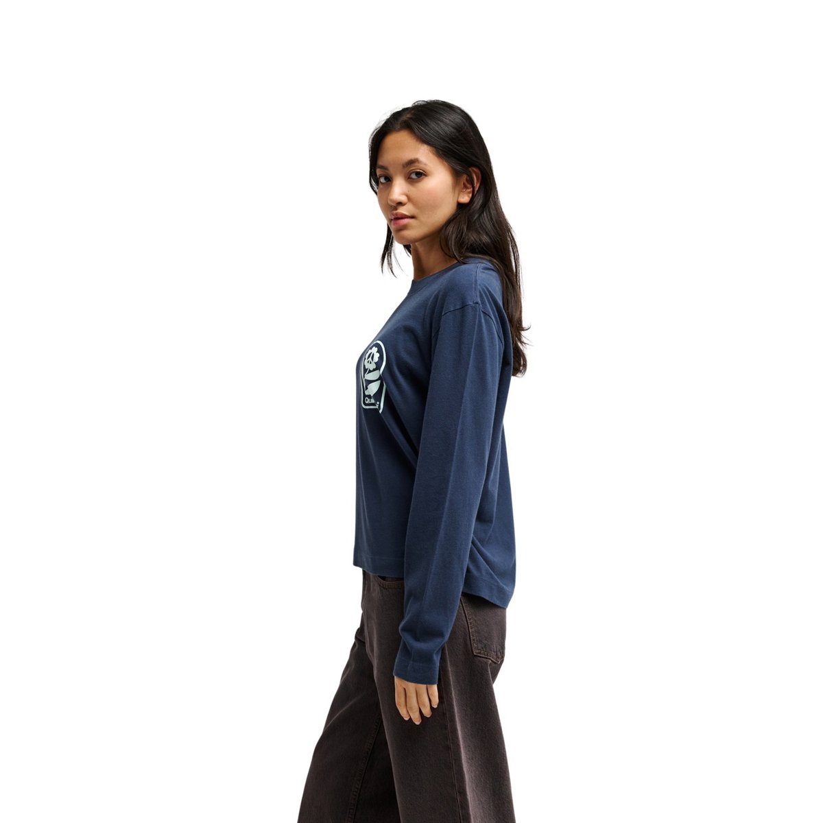 T-shirt manches longues STANDARD bleu dark navy, QUIKSILVER