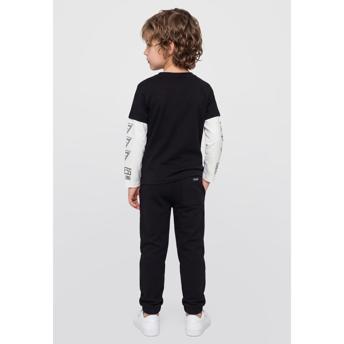 T-Shirt À Logo noir, GUESS KIDS