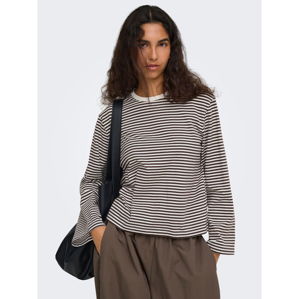 Top marron - coffee bean 1, ONLY