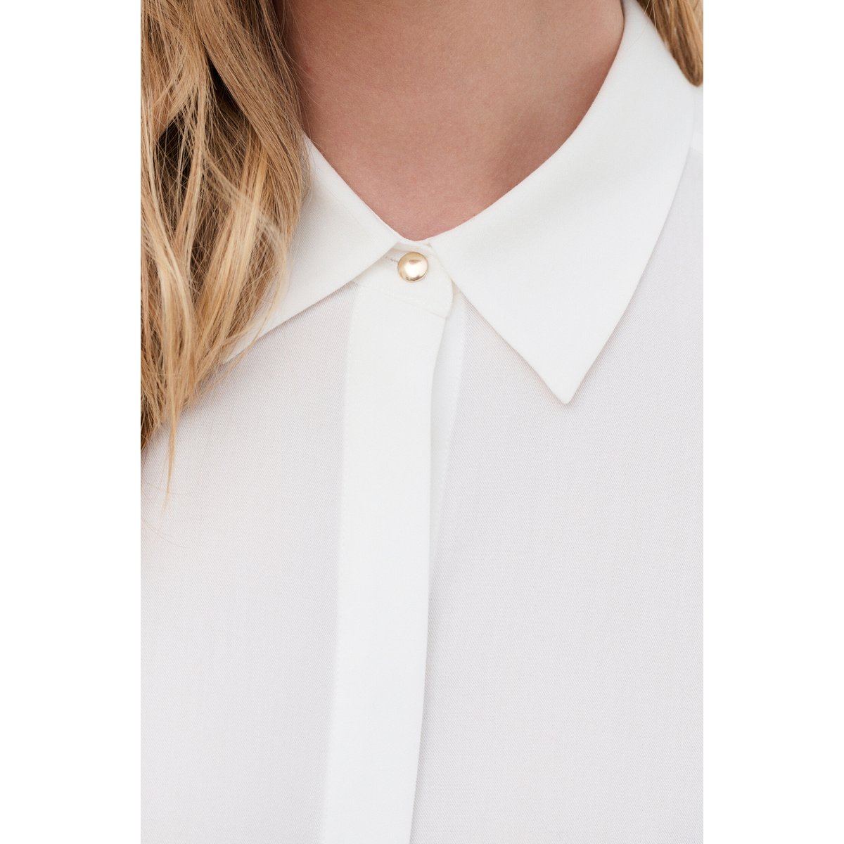 Chemise coupe droite CJAMIE ecru, CAROLL