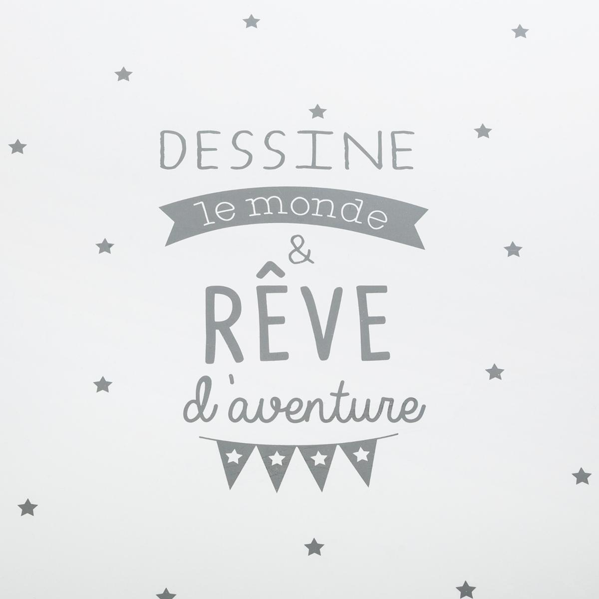 Pupitre d'écriture enfant avec rangement KIRON blanc, ATMOSPHERA FOR KIDS