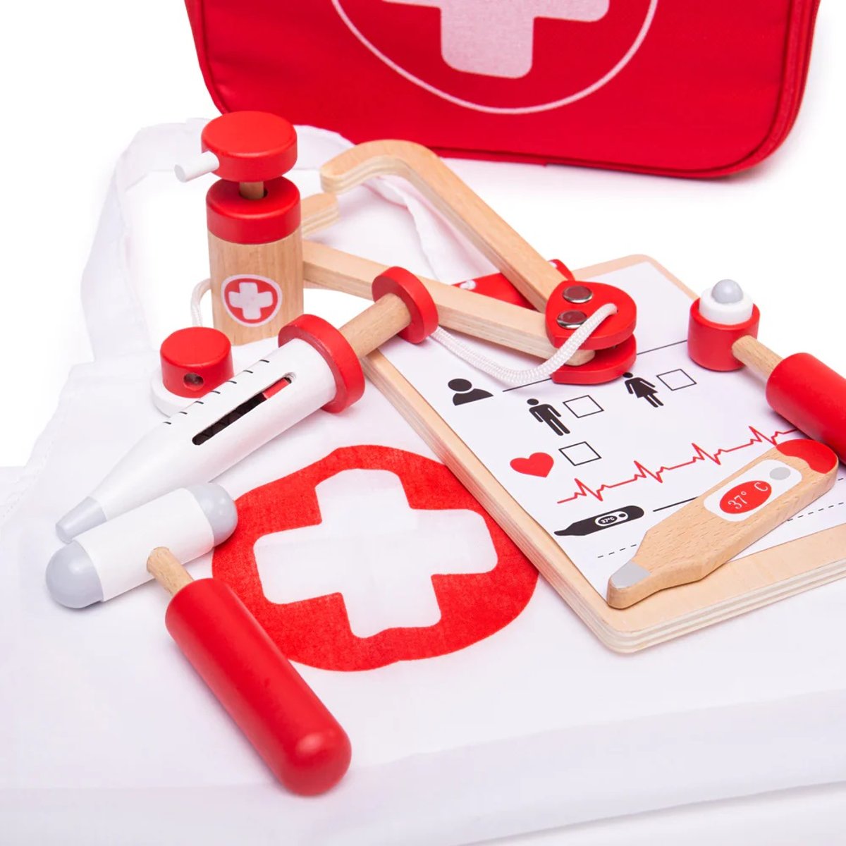 Trousse de médecin rouge, BIGJIGS
