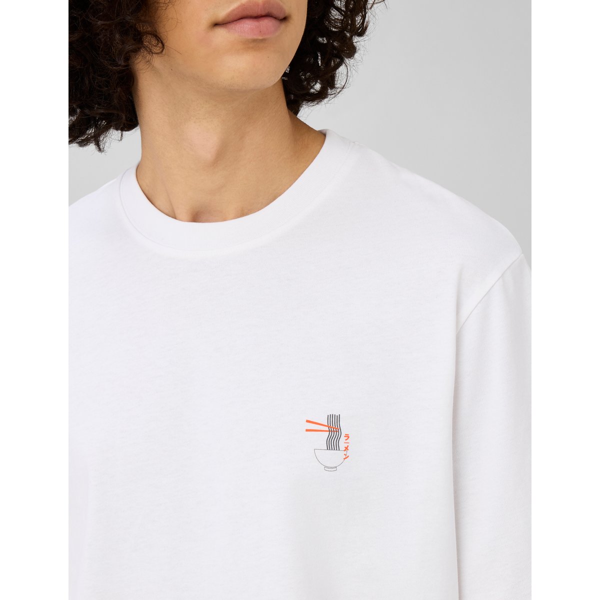 T-shirt imprimé devant/dos blanc, BZB