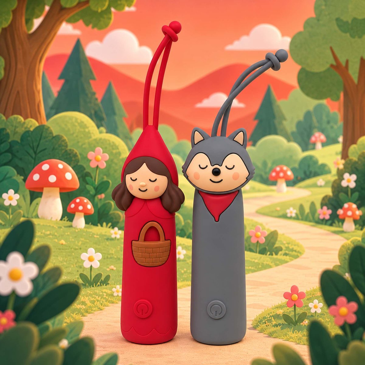 Lampe torche LED enfant rechargeable Contes de fées gris, LITTLE L