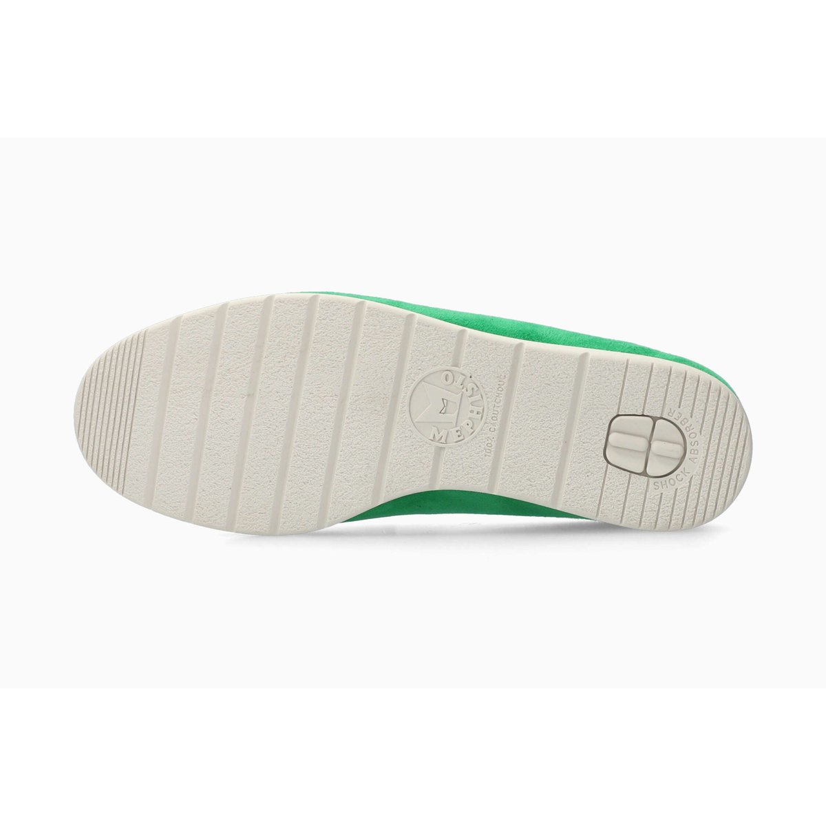Mocassins en cuir VOLGA vert 5144, MEPHISTO