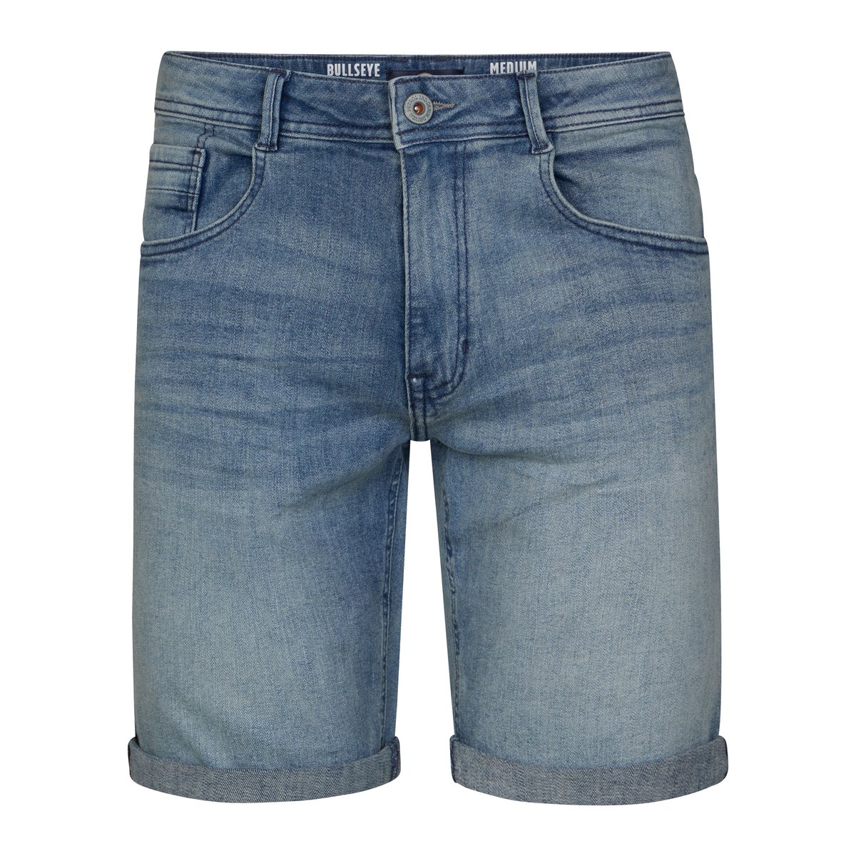 Short en jean regular-fit bullseye desertfox bleu forest fog, PETROL INDUSTRIES