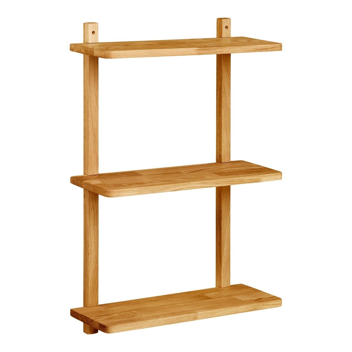 Etagère murale en chêne 3 plateaux 75 cm VARDE bois naturel, PIER IMPORT