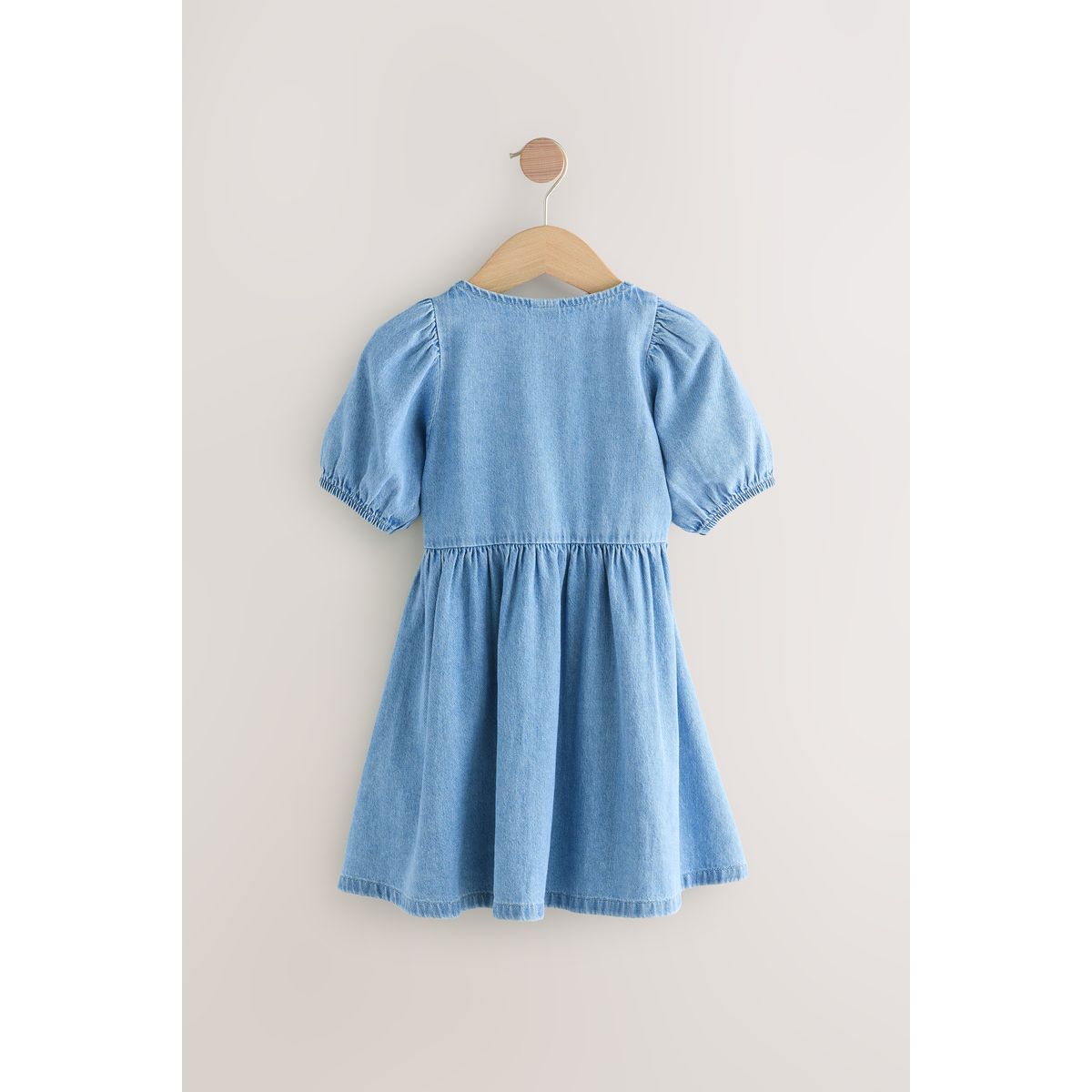 Robe à manches bouffantes jean, NEXT