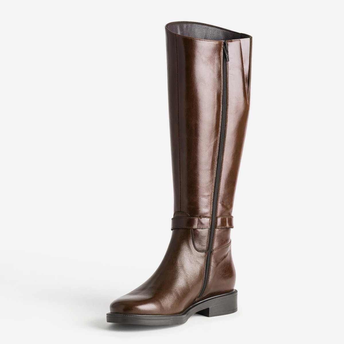 Botte Plate en cuir CATHARINA S cognac, ERAM