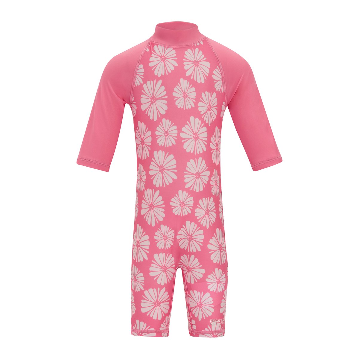 Maillot de bain long anti-irritation motif/style imprimé floral rose floral, REGATTA