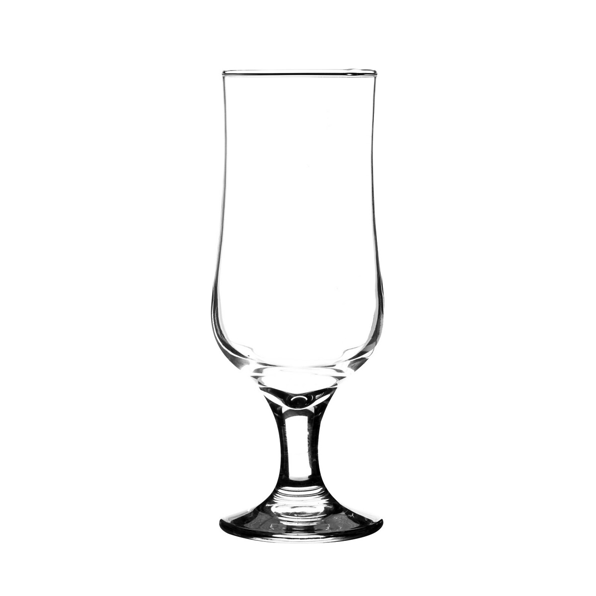 Set of 4 Tulip Stemmed Beer Glasses transparent, RAVENHEAD