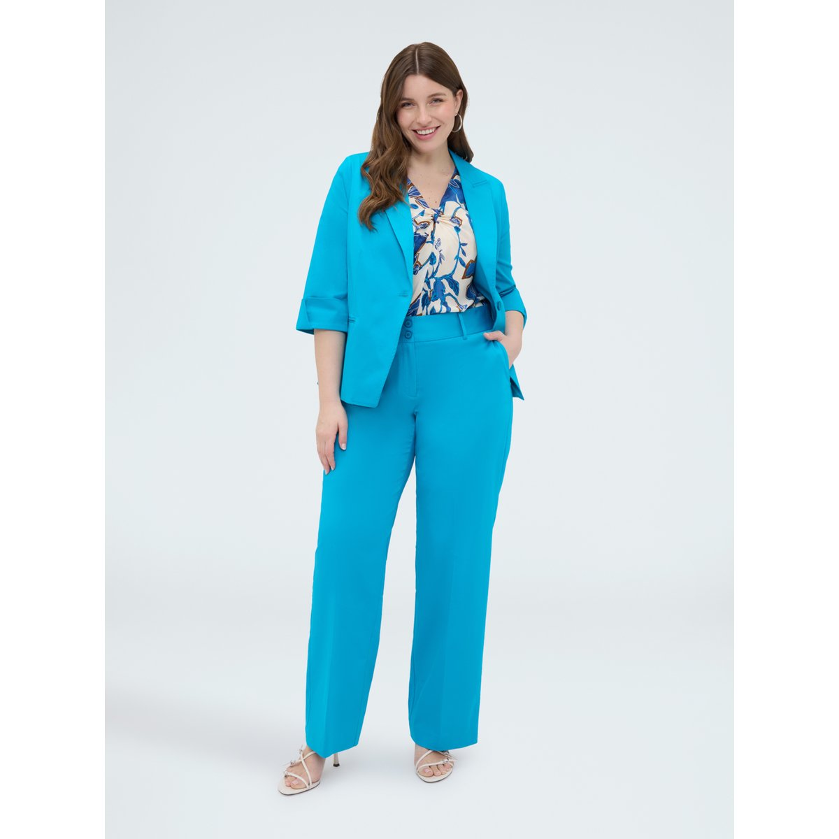 Pantalons Regular light - blue, FIORELLA RUBINO