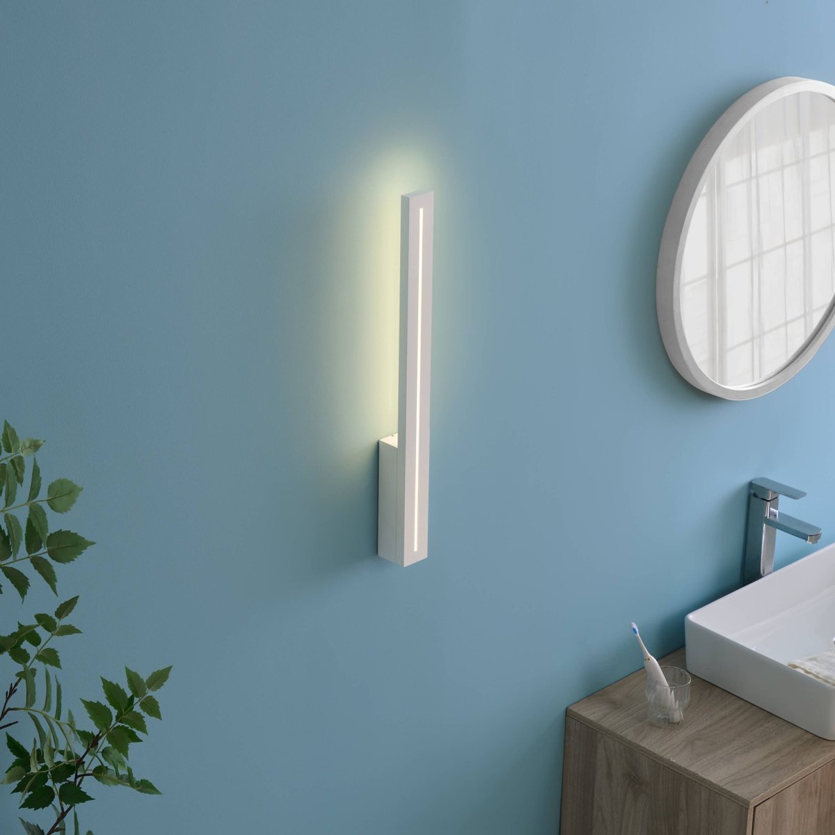 Applique LED rectangulaire design - NOMÉRIS blanc, KOSILUM