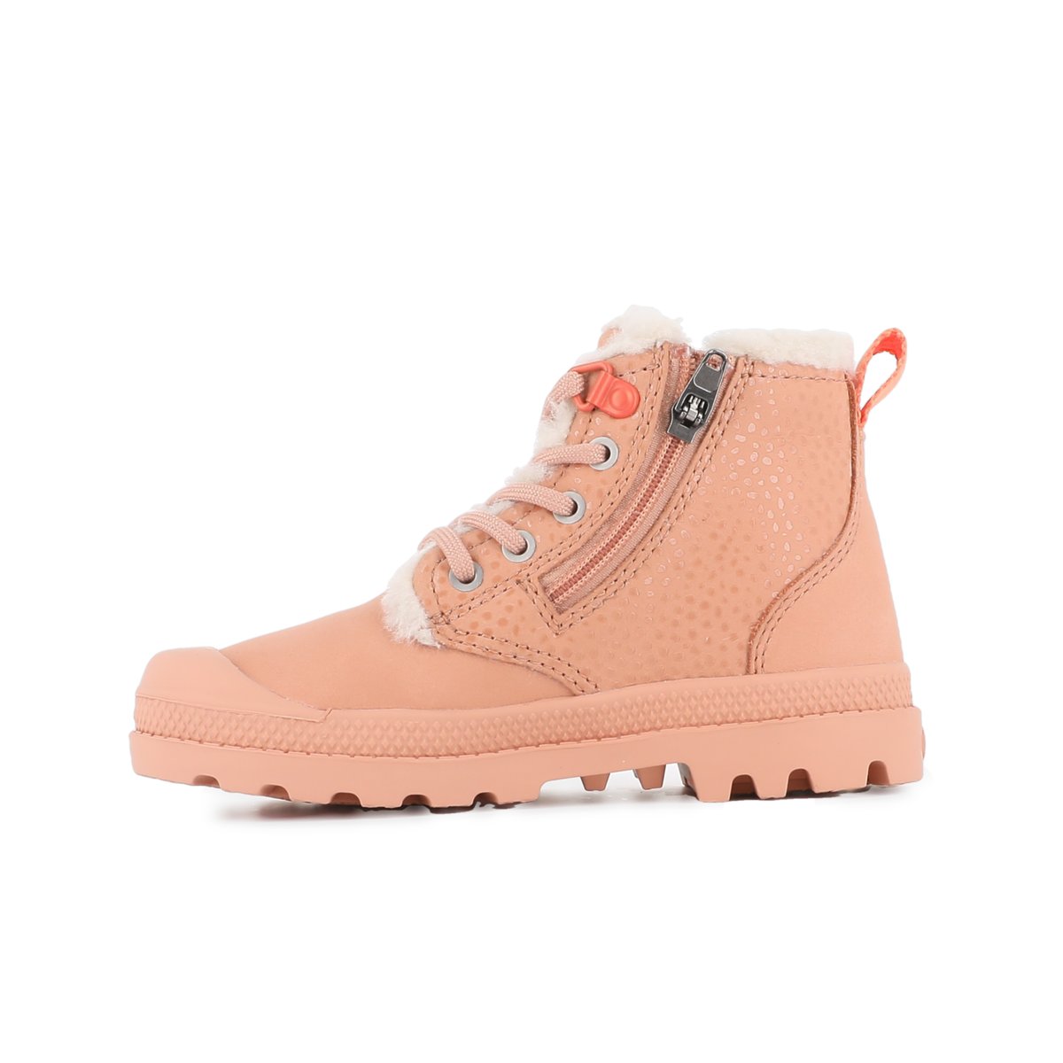 Boots en cuir PAMPA ZIP WL rose-hidden coral, PALLADIUM