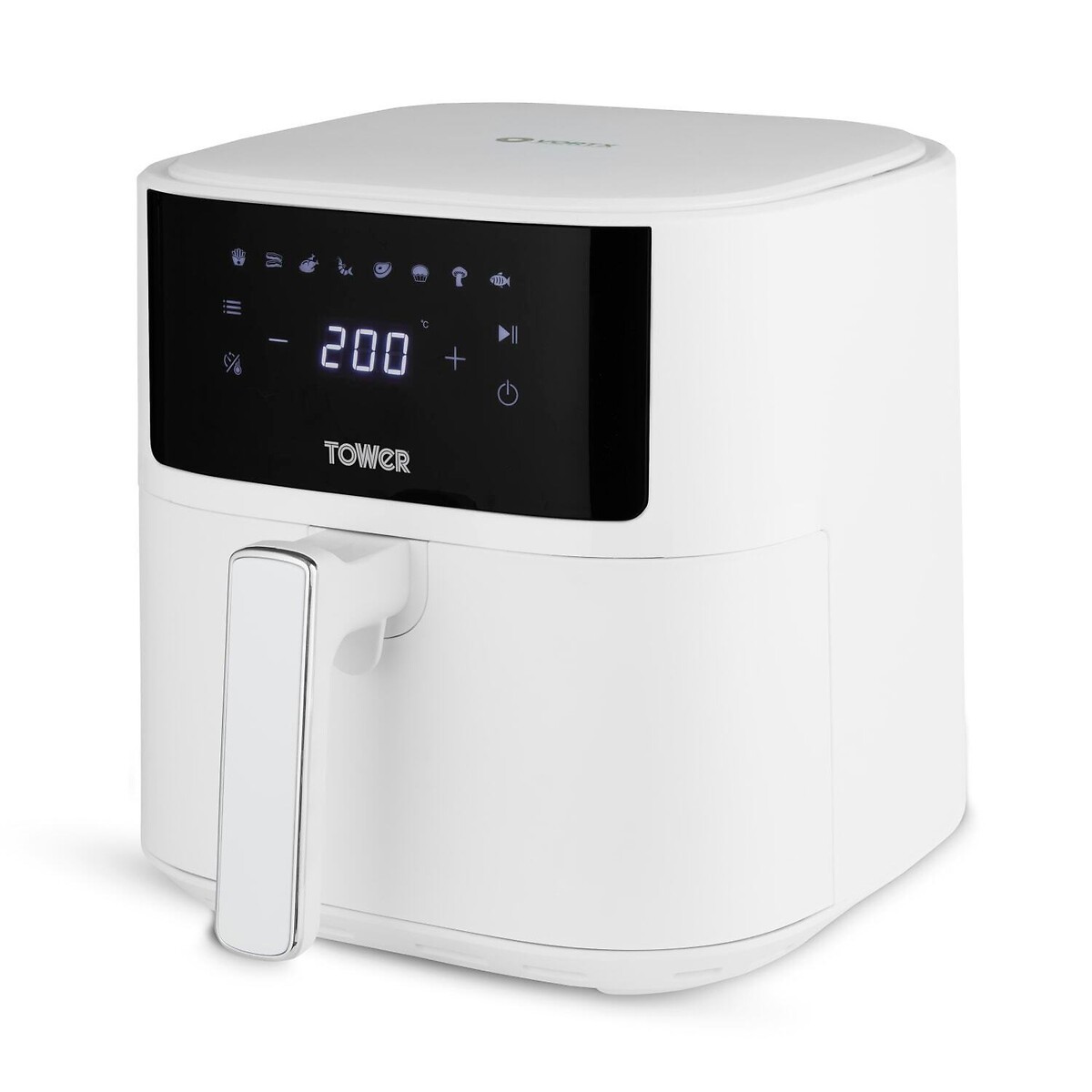 Vortx 6L Digital Air Fryer - T17169 white, TOWER