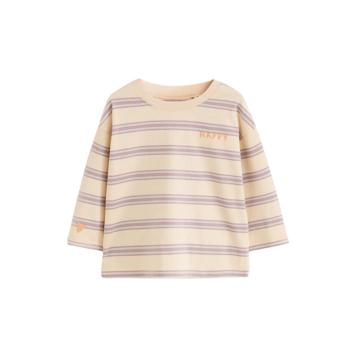 T-shirt à rayures, lot de 3 rose, NEXT