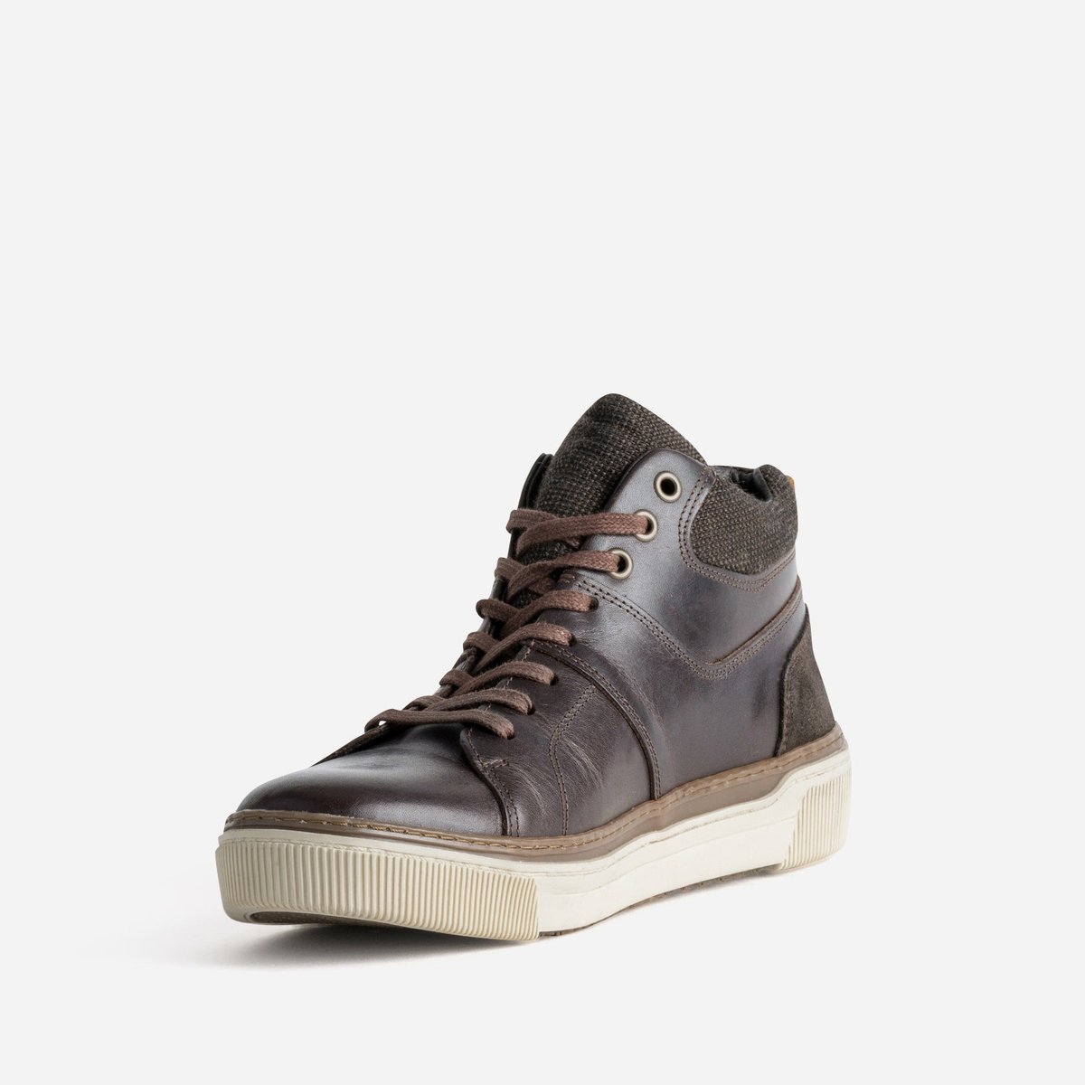 Basket en cuir PHILIP marron, ERAM